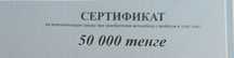 Aster auto Сертификат на 50 000 тг на покупку авто