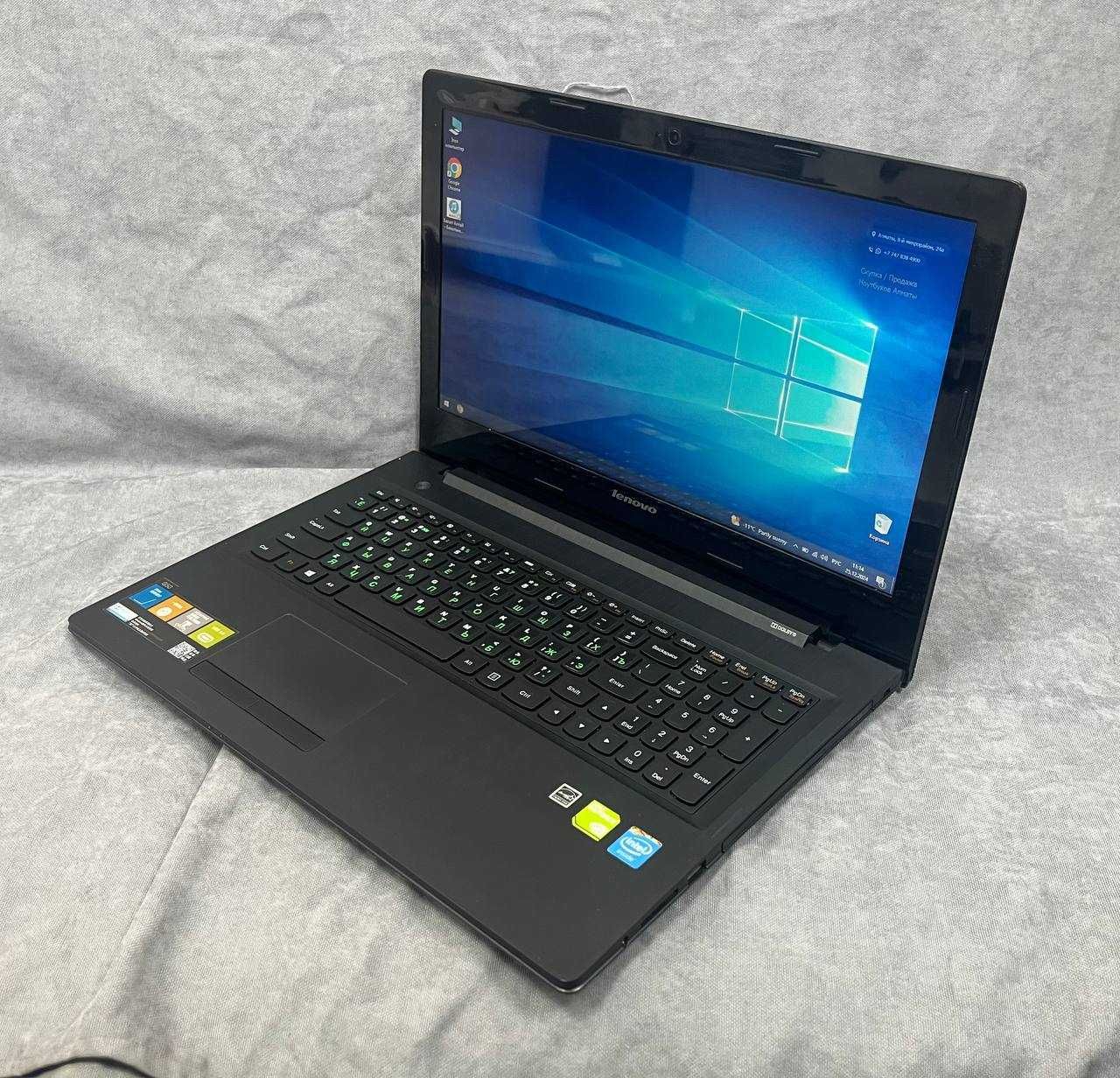 Ноутбук бюджетный LENOVO Celeron Для офиса +мышка коврик Абая 79