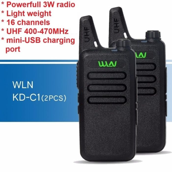 Рация WLN KD-C1/Хит Продаж 2020/Гарантия/Доставка по Алматы и Регионам
