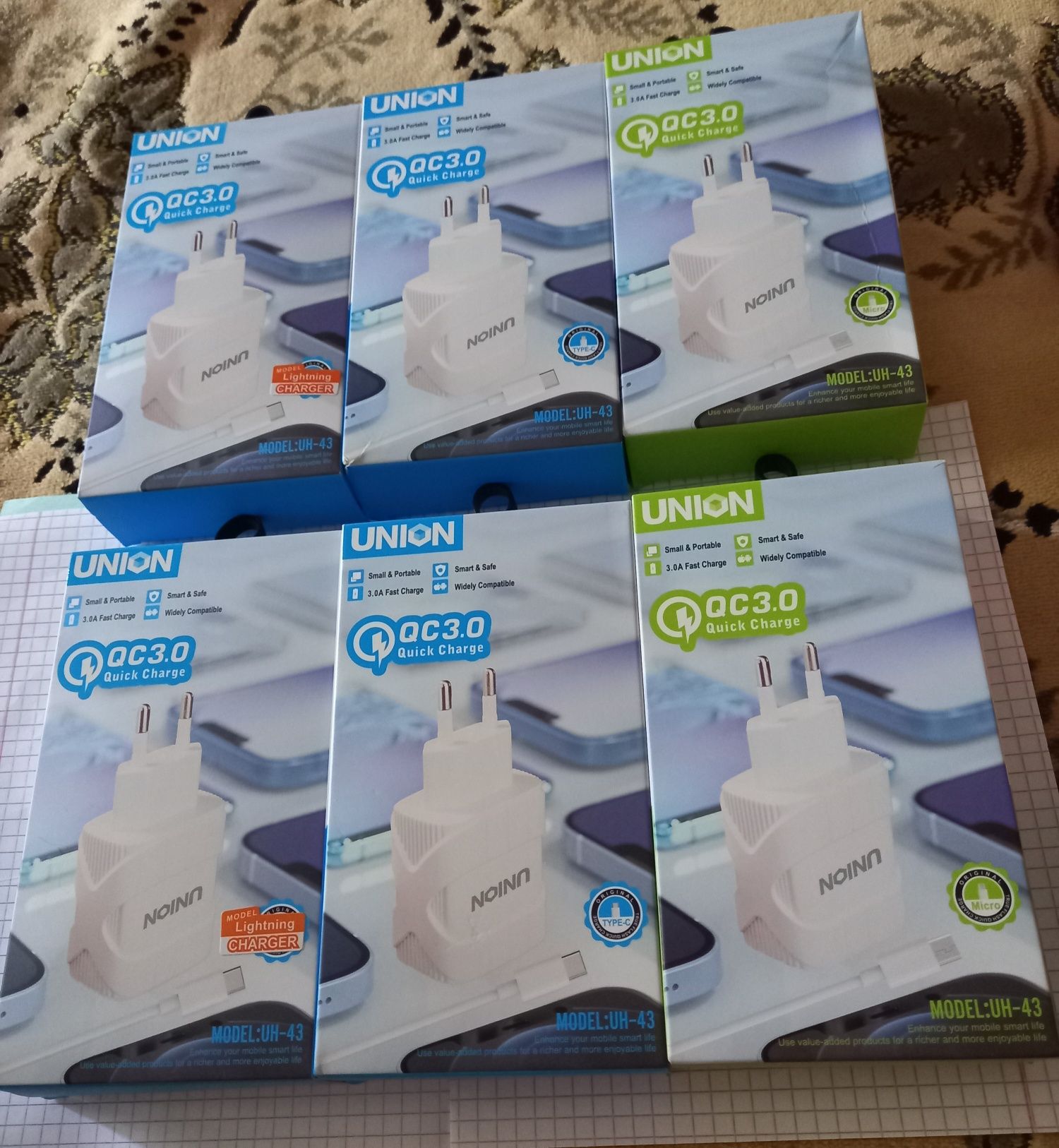 Зарядное устройство UNION. Зарядка. Зарядка для телефона. Для телефона