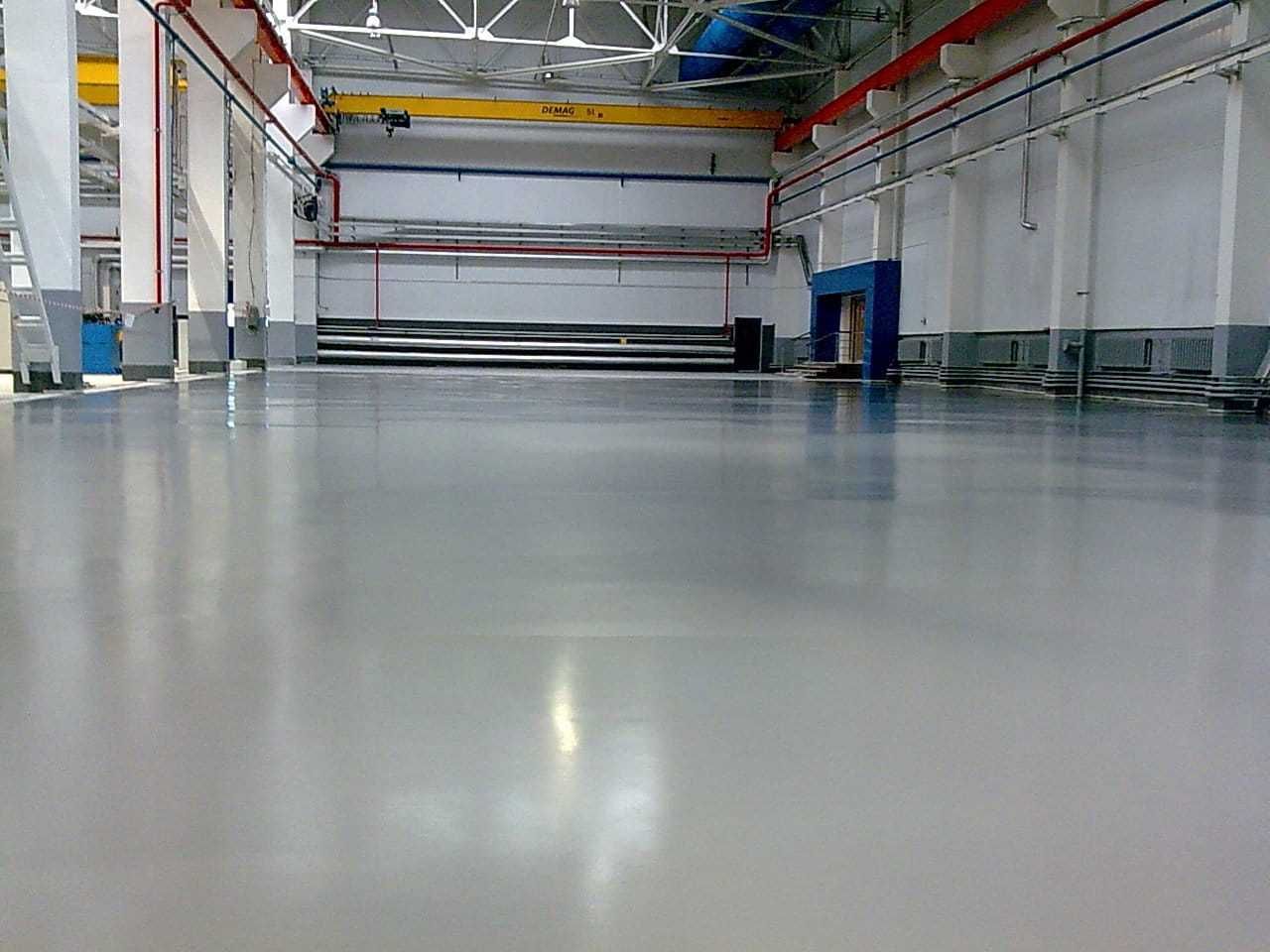 Полимерные полы Шлифование бетонного пола