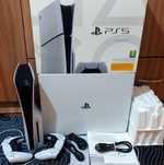 Ps 5 slim 1tb 2 дж 6 игры! Топ комплект!