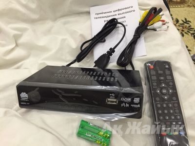 Отау тв Т2 цифравой 22канал приставка пульт AVшнур HDMI ресивер антенн