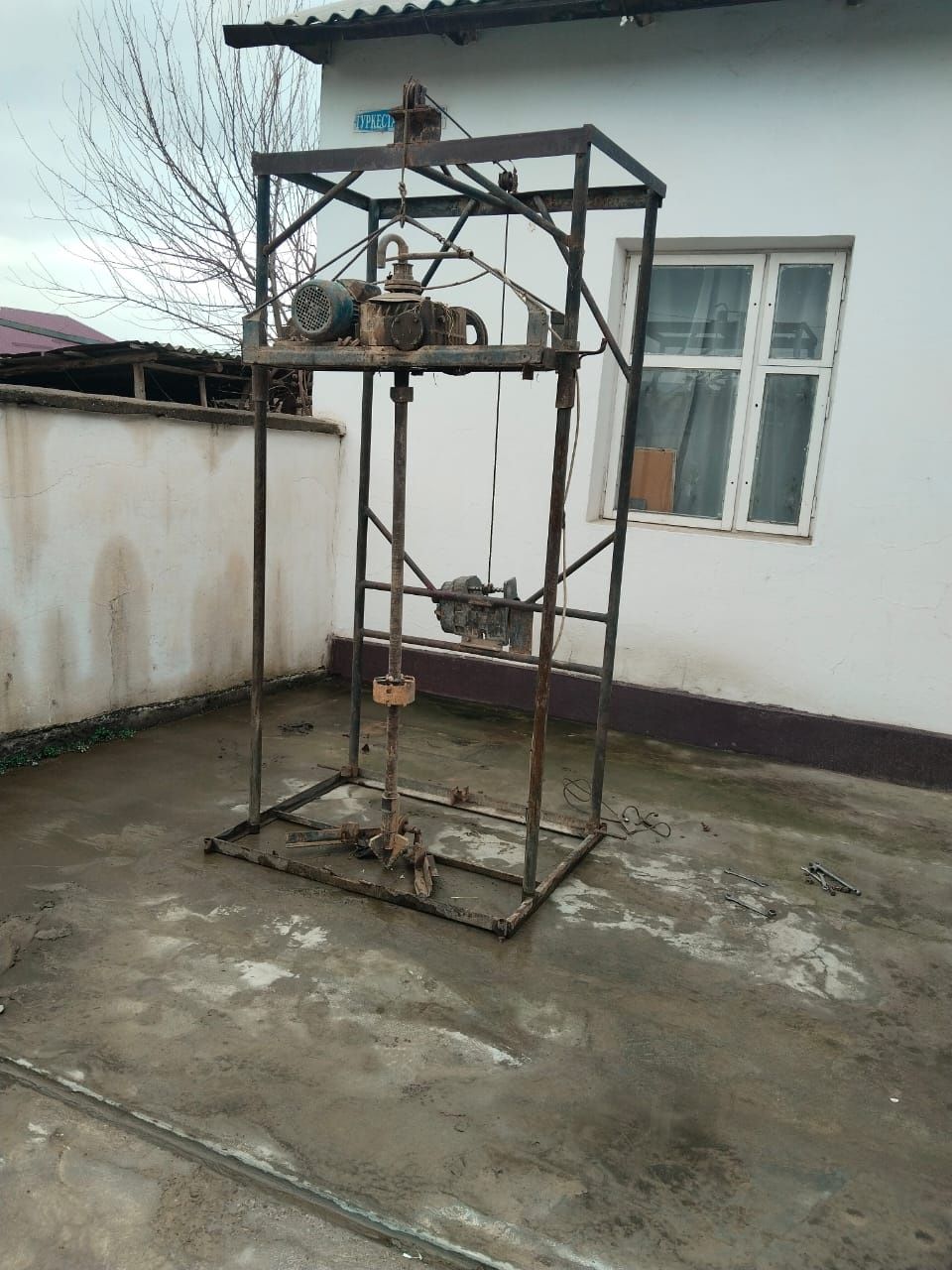Буравой станок 220 в 47 мет, казад станок комплект