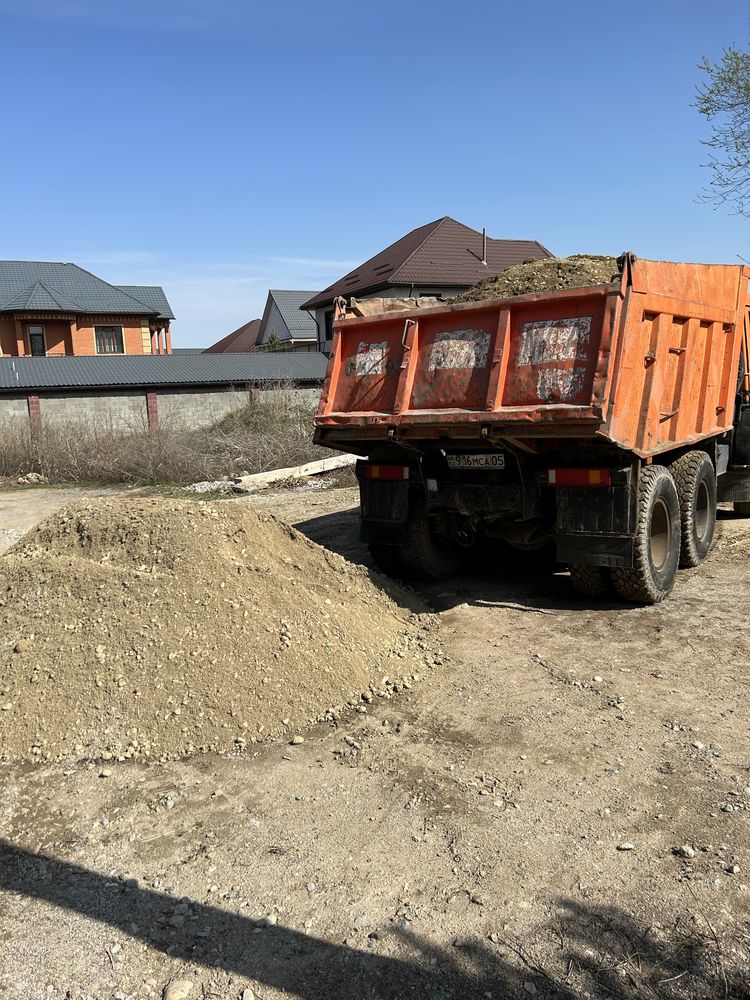 Вывоз Камаз отсев засыпка Топрак кирпич кум Доставка