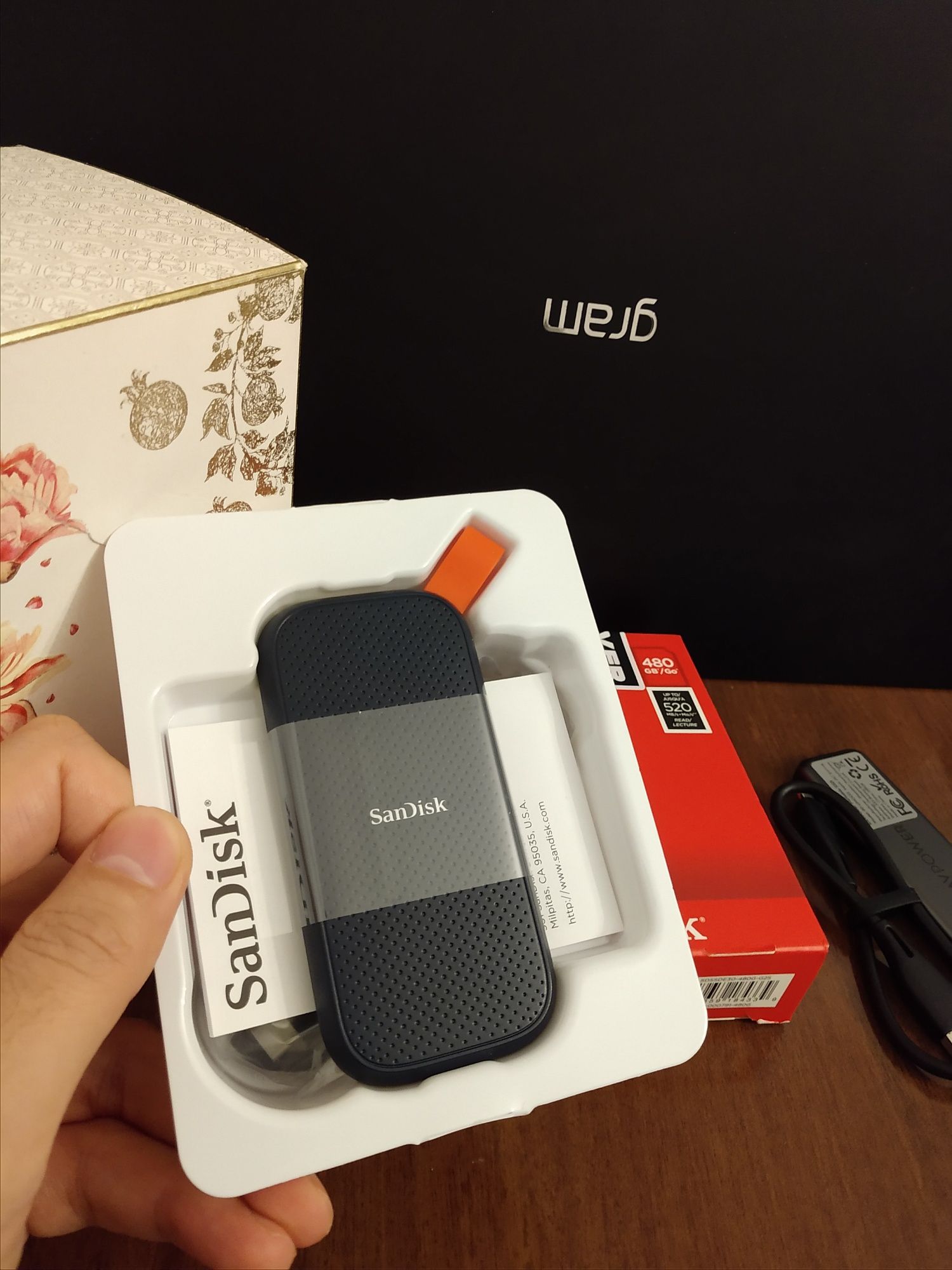 Скоростной внешний ссд ssd флешка Sandisk 500TB для телефона SSD Nvme