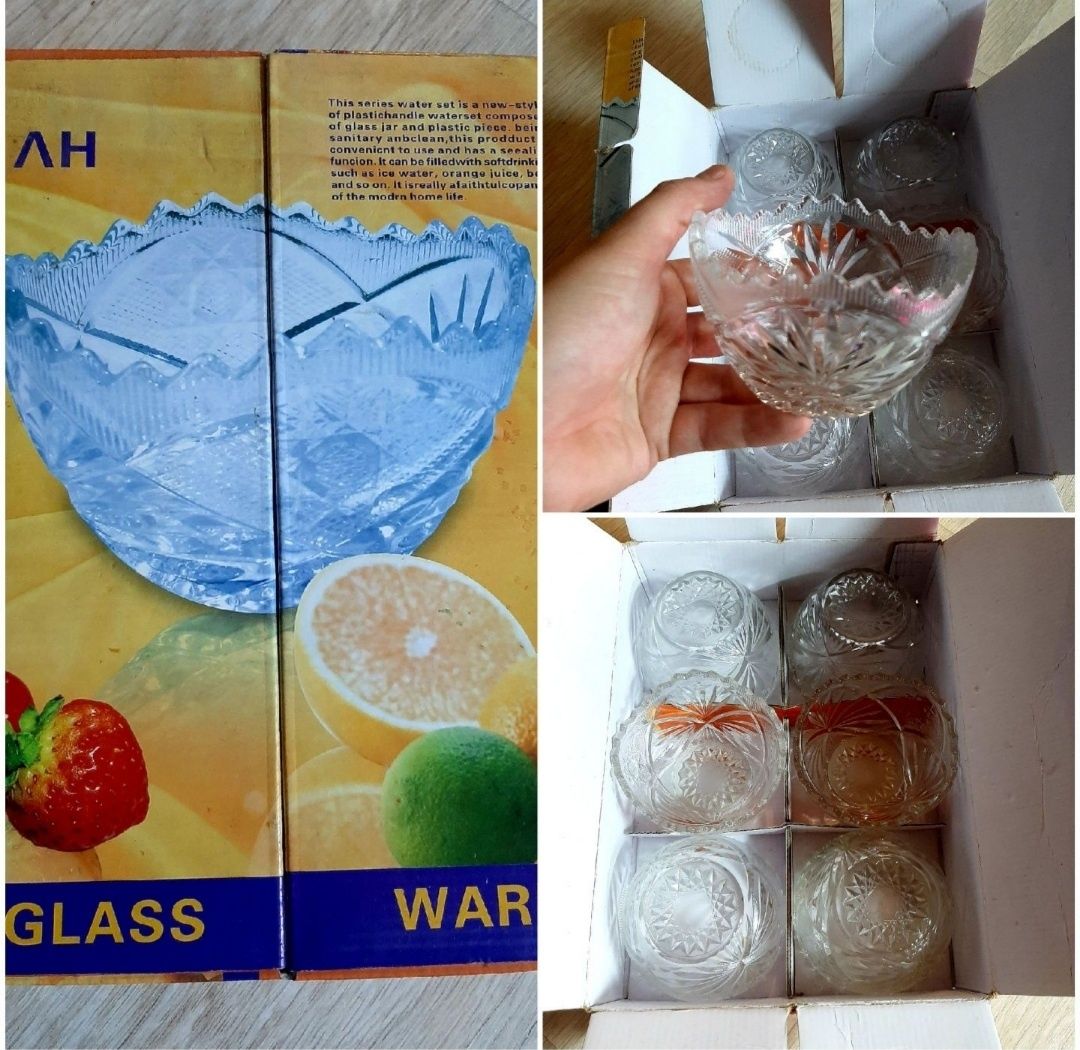 Салатники 6 штук, новые.