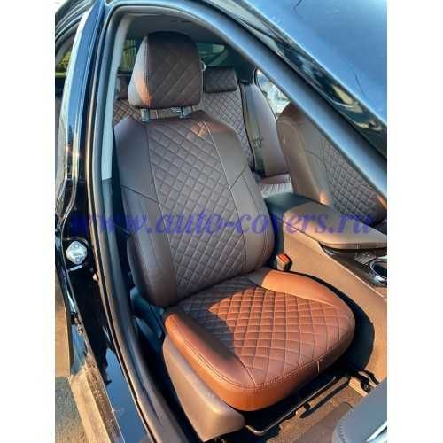 Чехлы на Toyota Camry V70/ Модельные Авточехлы/ Автопилот/ Камри 70/75