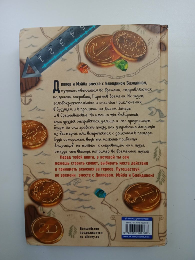 Книга "Диппер и Мэйбл: Сокровища Пиратов Времени"