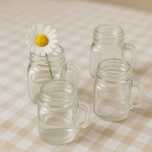 Набор мини-стаканчиков в стиле mason jar — 4 штуки, по 35 мл