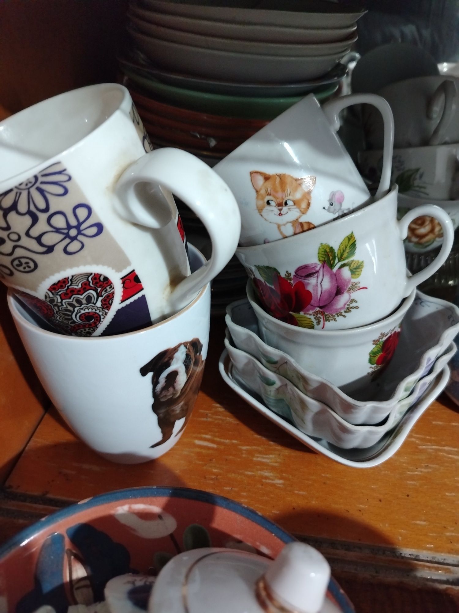 кесешки, стаканы, рюмки,заварник