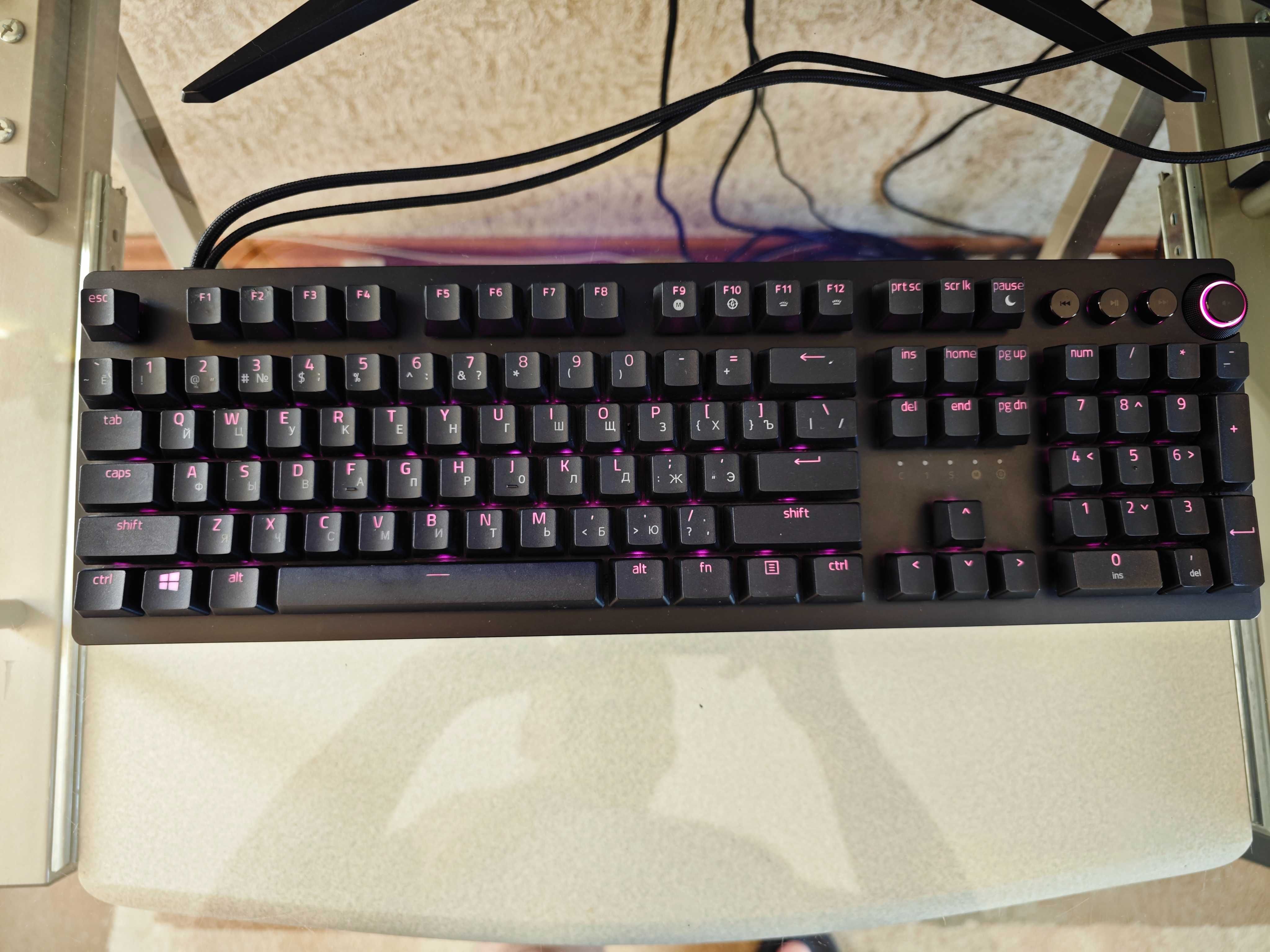 Игровая клавиатура "Razer Huntsman V2 Analog", оптико-механическая!