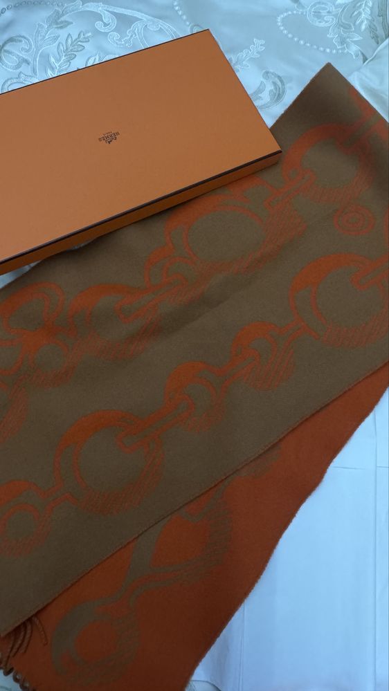 Шарф  Hermes кашемир