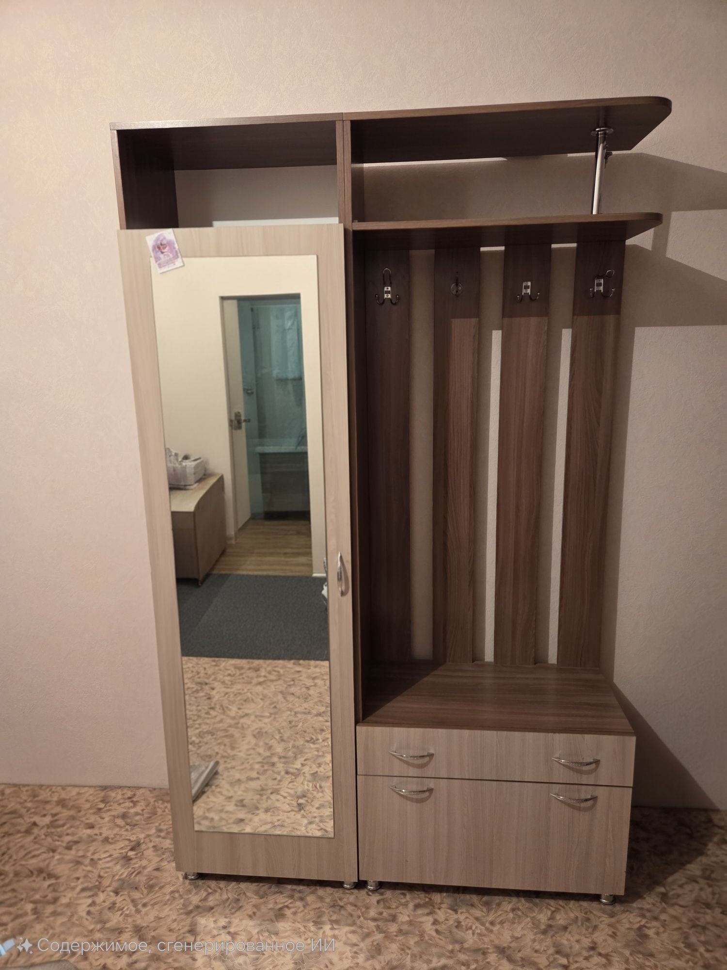 Шкаф прихожка из 2 секций