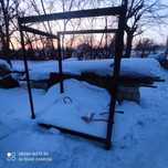 Каркас высота 2.20 ширина 1,5 на 1.10 толщина  металла 8мм