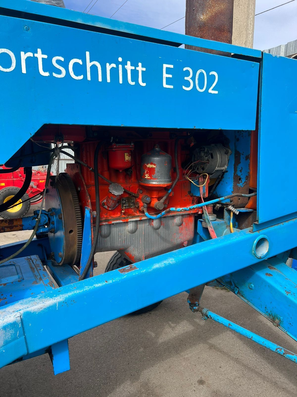 Ешка, Fortschritt e302 с роторной жаткой