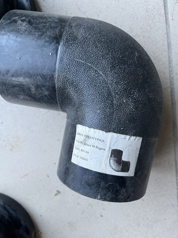 Hdpe pipe fittings / plastic flange