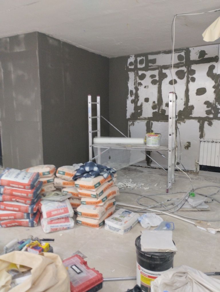 Покраска стен потолков левкас, ремонт подъездов ,квартир краск- ль .