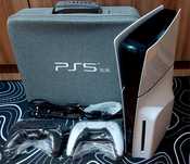 EAC Ps 5 slim 1tb с кейсом 2 дж 4 топ игры!