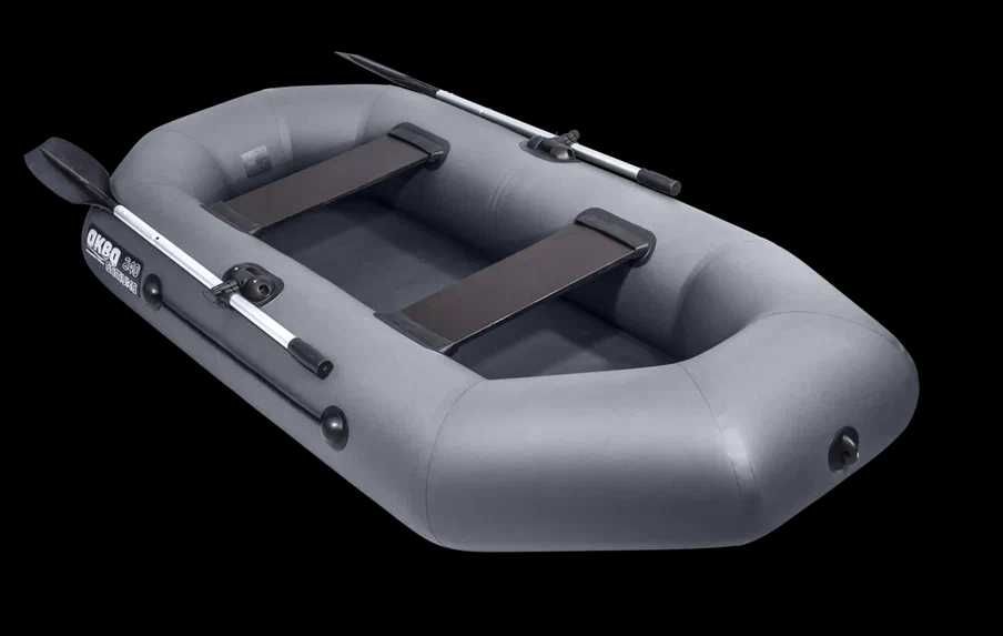 Лодка АКВА-ОПТИМА 240 графит. зеленый. камуфляж (пикс.зеленый)