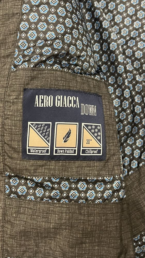 Продам пуховик зимний мужской Aero giacca