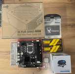 сборку core i5 4590, мат плату, 8 Гб Озу, блок питание 600Вт, кулер