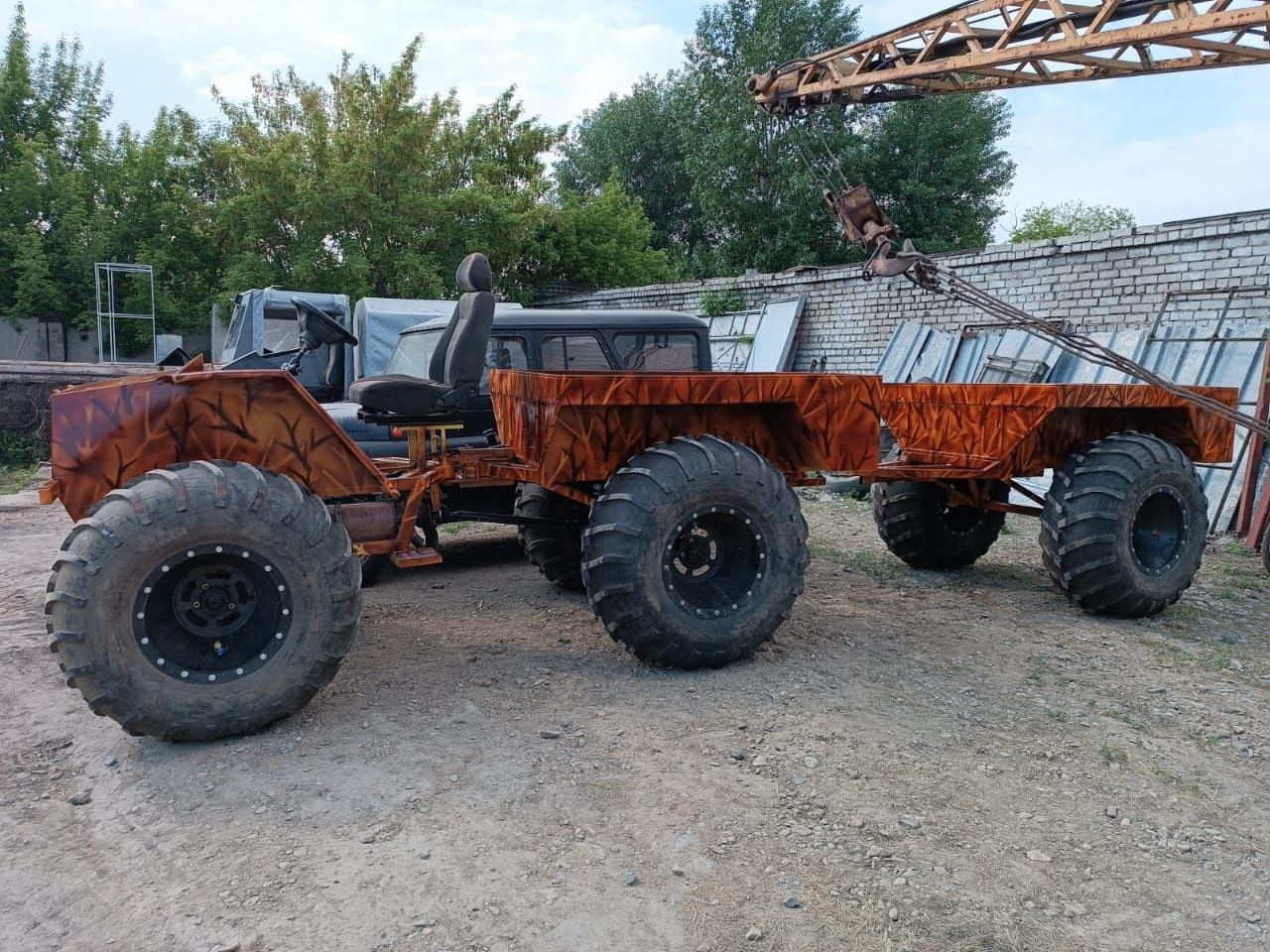 Прицеп на шинах низкого давления для вездехода BestRover