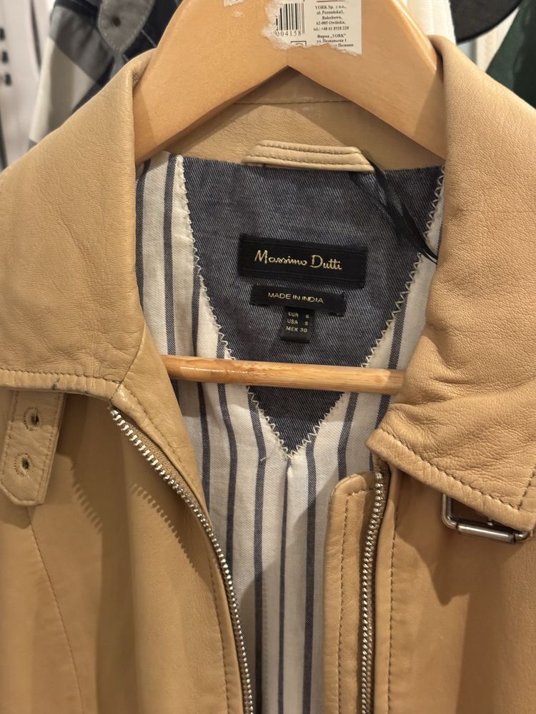 Куртка Massimo dutti из натуральной кожи