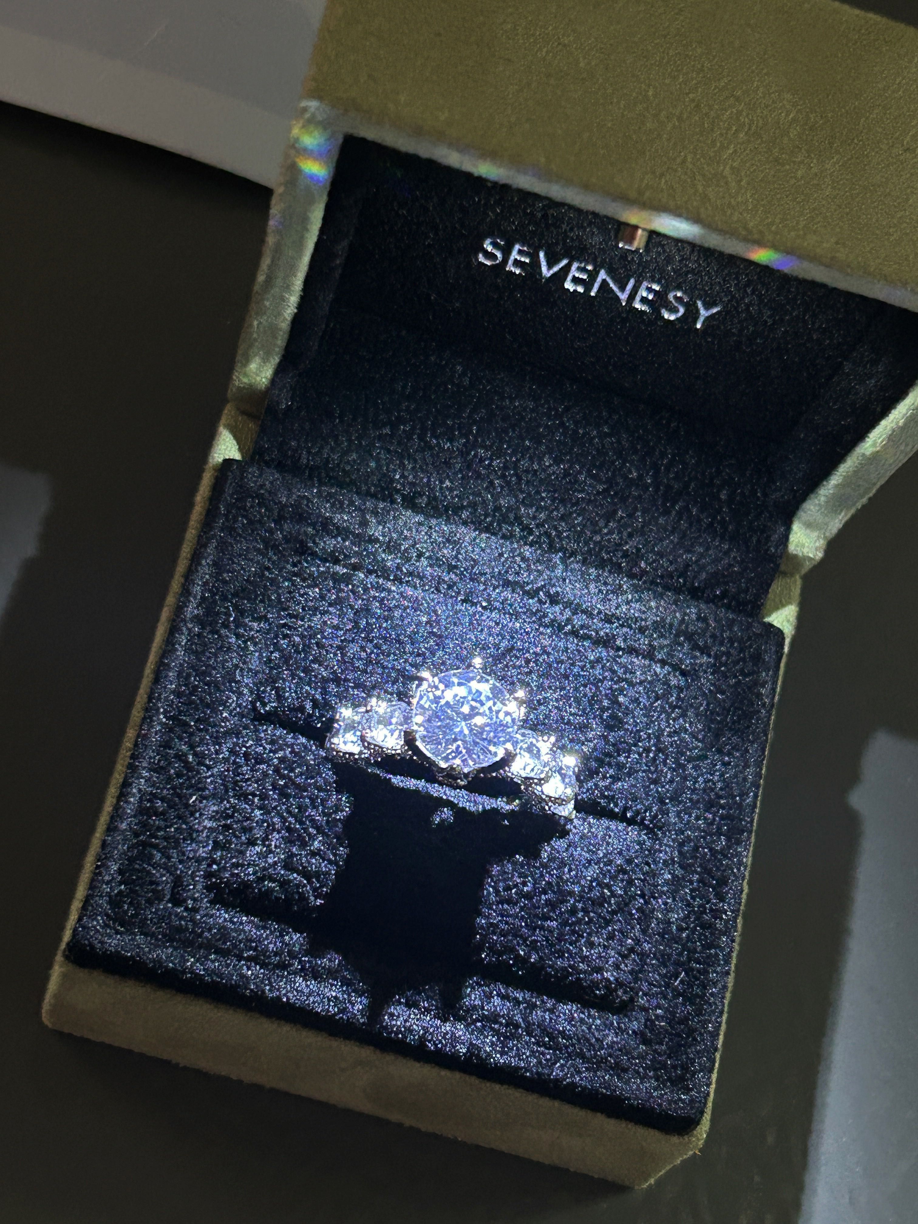 Продам новое серебряное кольцо “sevenesy”