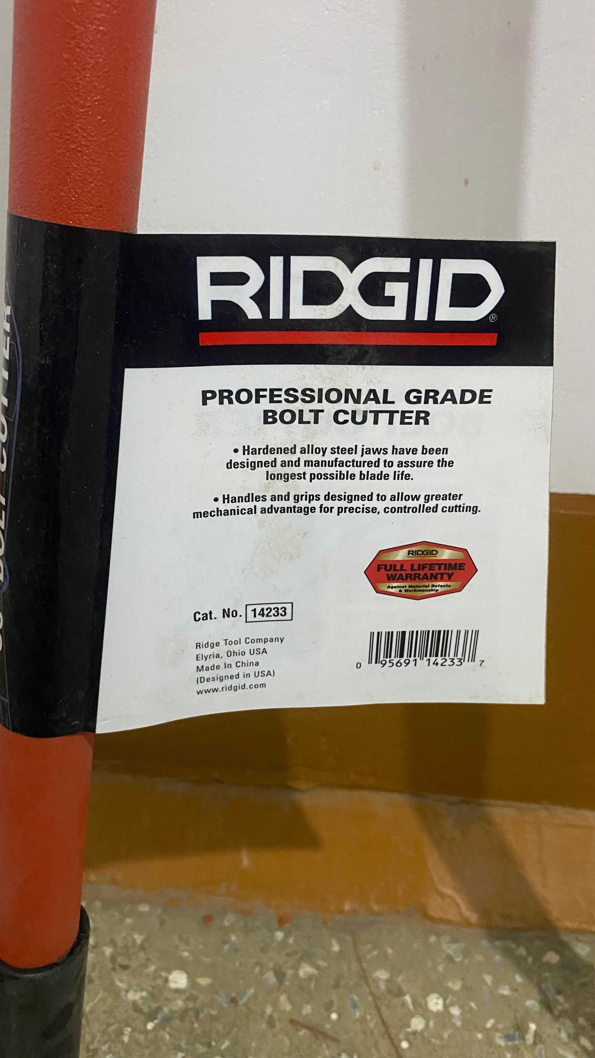 Болторез RIDGID ручной