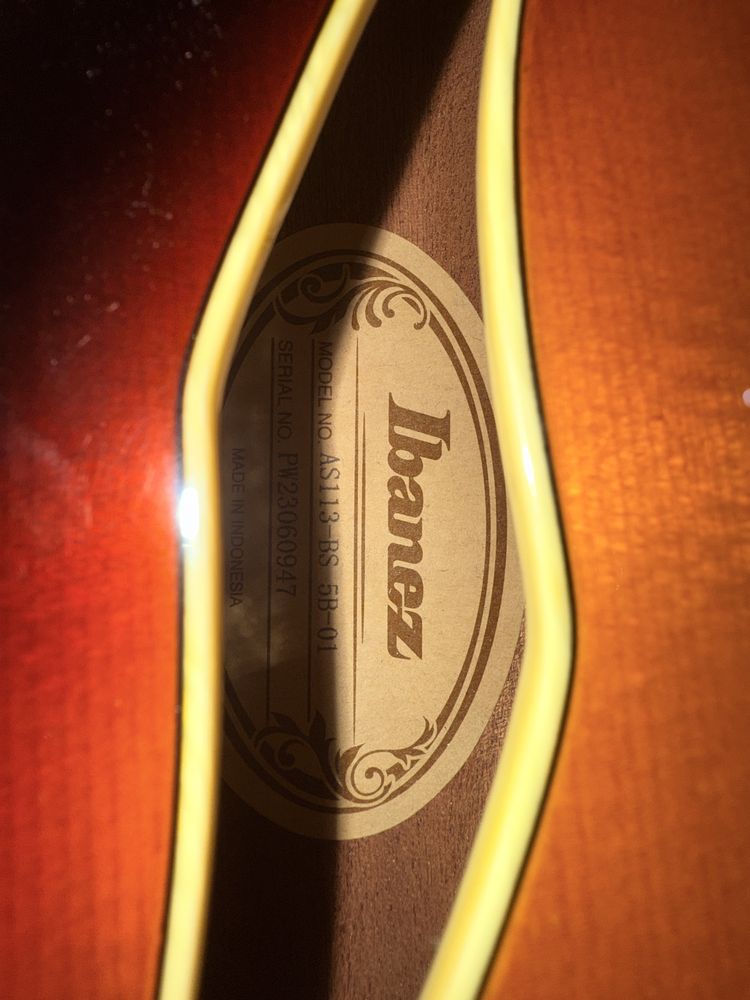 Ibanez AS113-BS с жёстким кейсом
