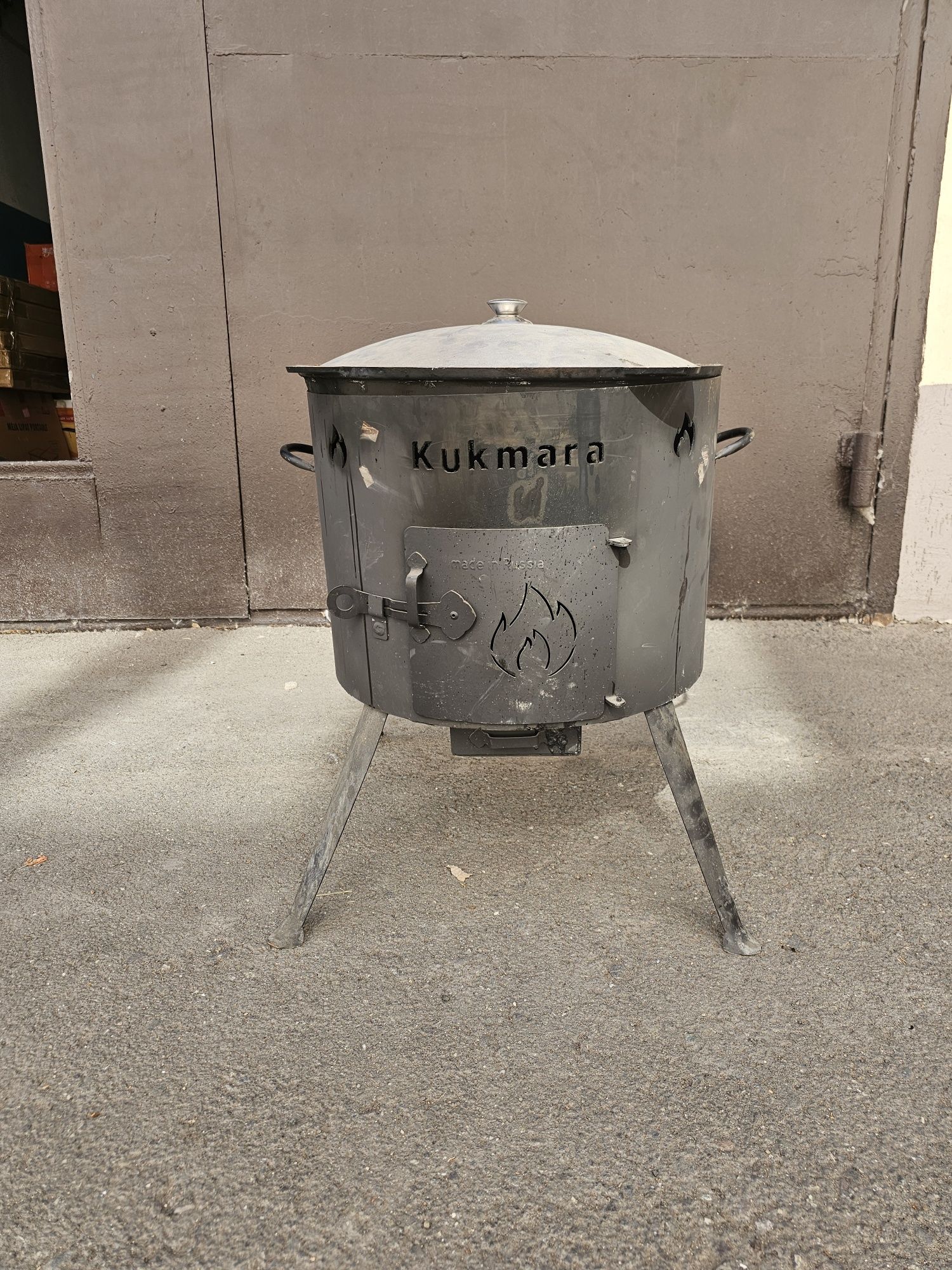 Ошак с казаном б/у