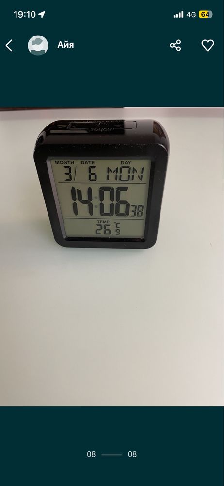 Часы Casio G-Shock 5229 и часы настольные Miniso новые