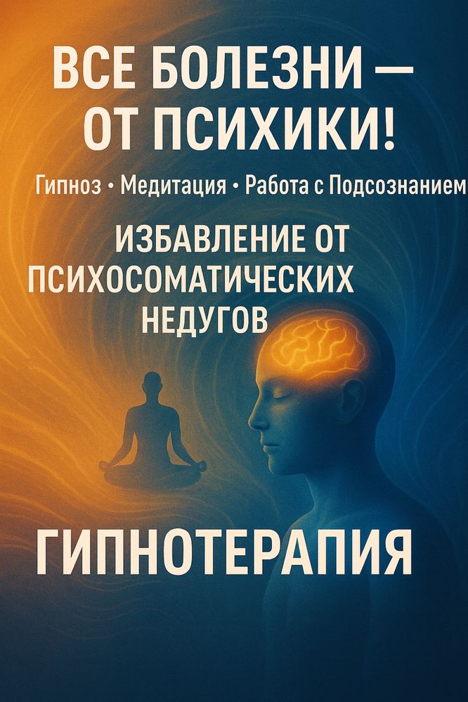 исцеление любой болезни, гипнотерапия, лечение, гипноз