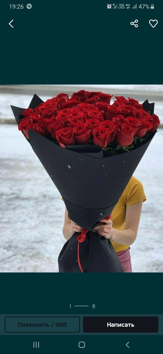 Живые цветы букеты