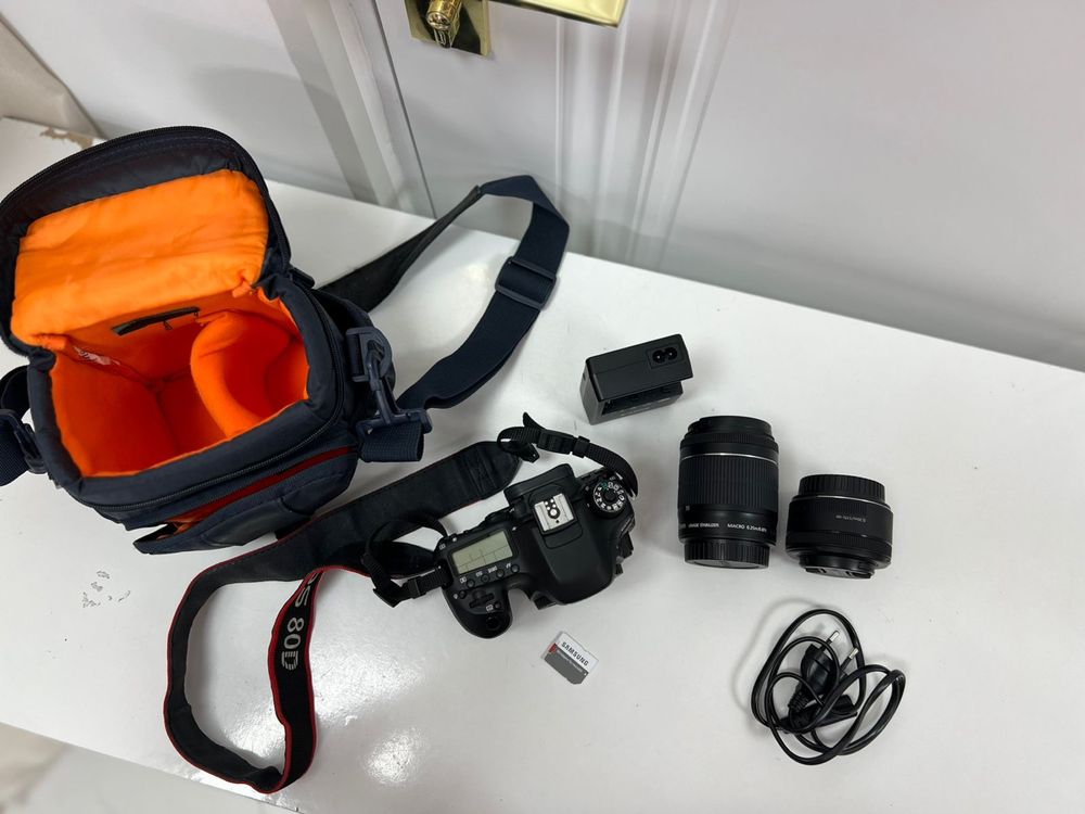 Продается профессиональный фотоаппарат Canon EOS 80D