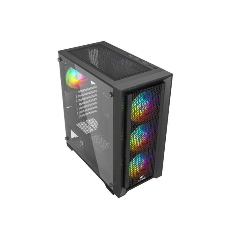 Корпус Wintek Andromeda Light i705 TG, Micro ATX, 4*12cm fRGB fan