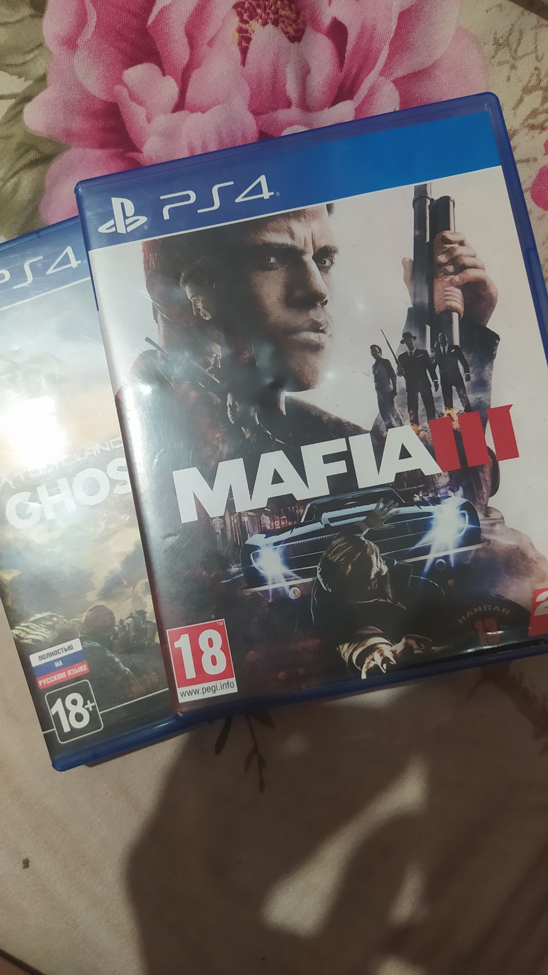 Игры на PS4 Mafia III  и Ghost Recon