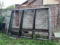 Продам алюминьевые ветражные окна