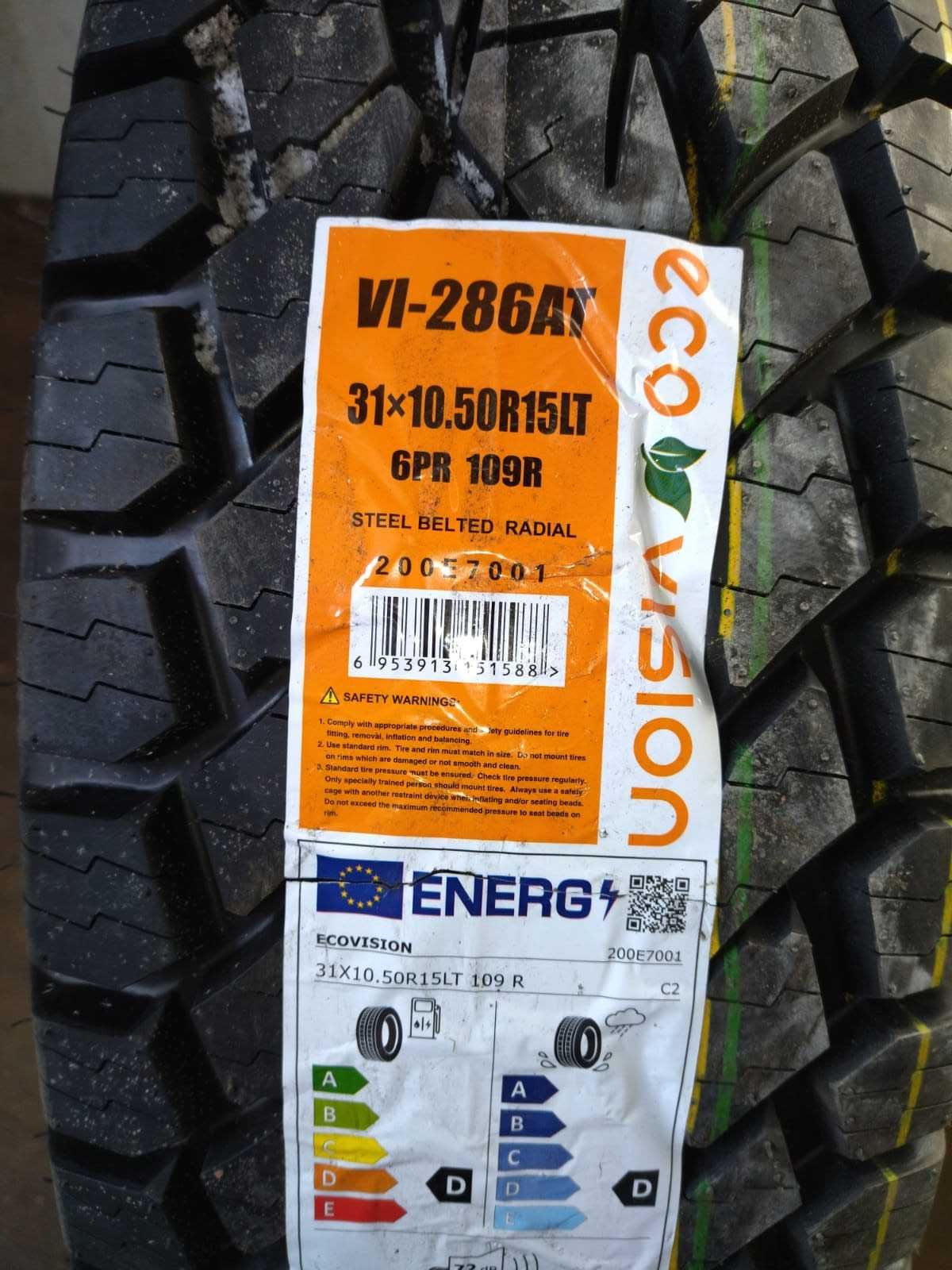 31X10.50R15LT VI-286AT ECOV