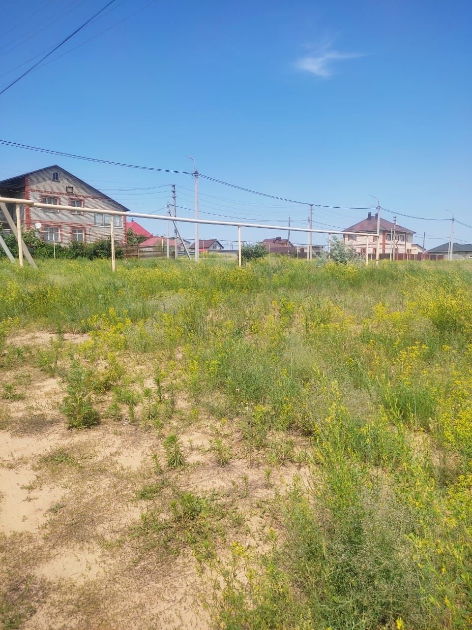 Продам участок 10 соток в г.Рудном ул. Озёрная 19под строительство дом