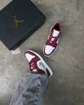 Air Jordan 1 Low "White Bordeaux"