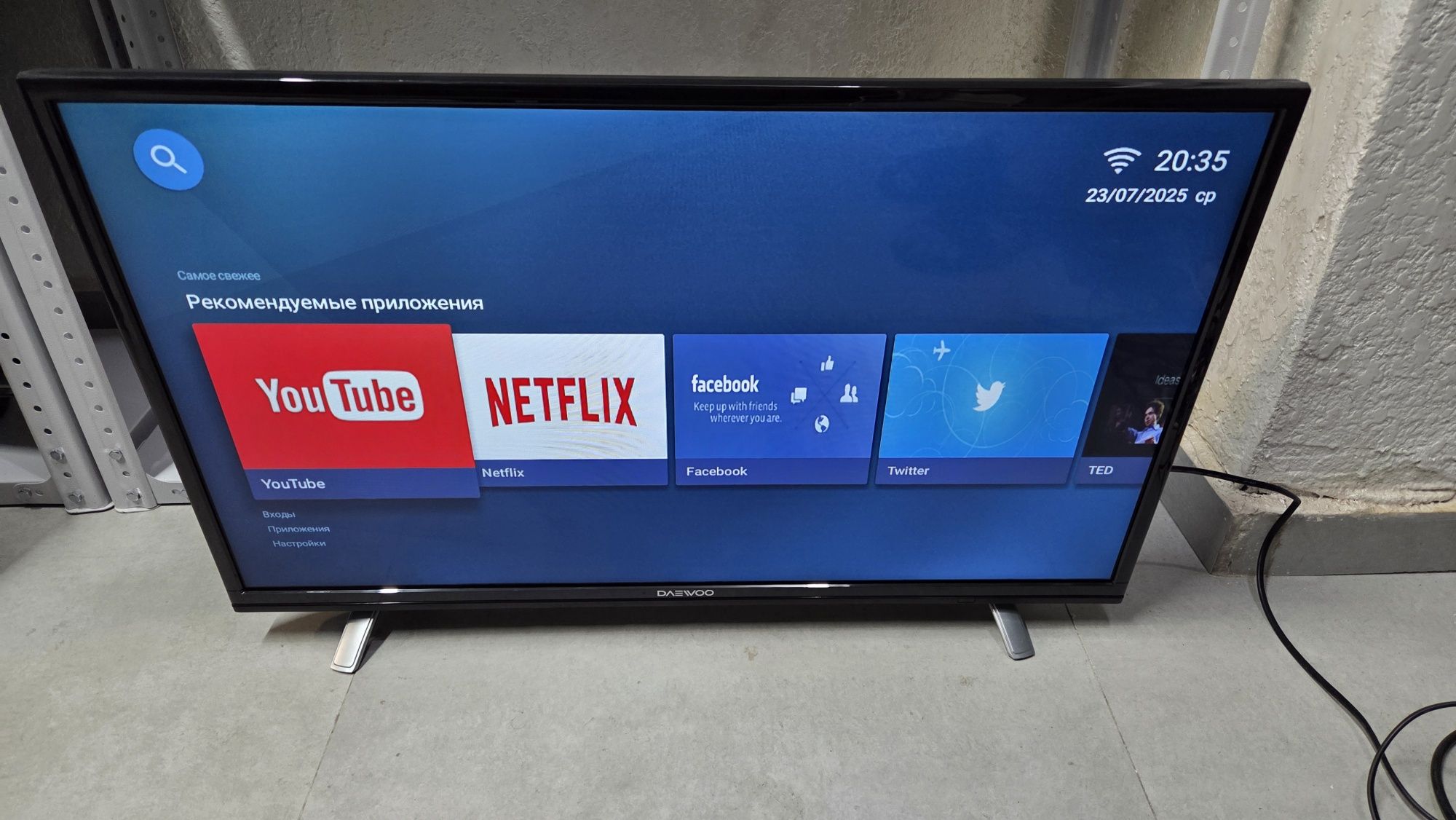 *️⃣ Daewoo Smart Tv L32s790 Диогональ 81см / QTV