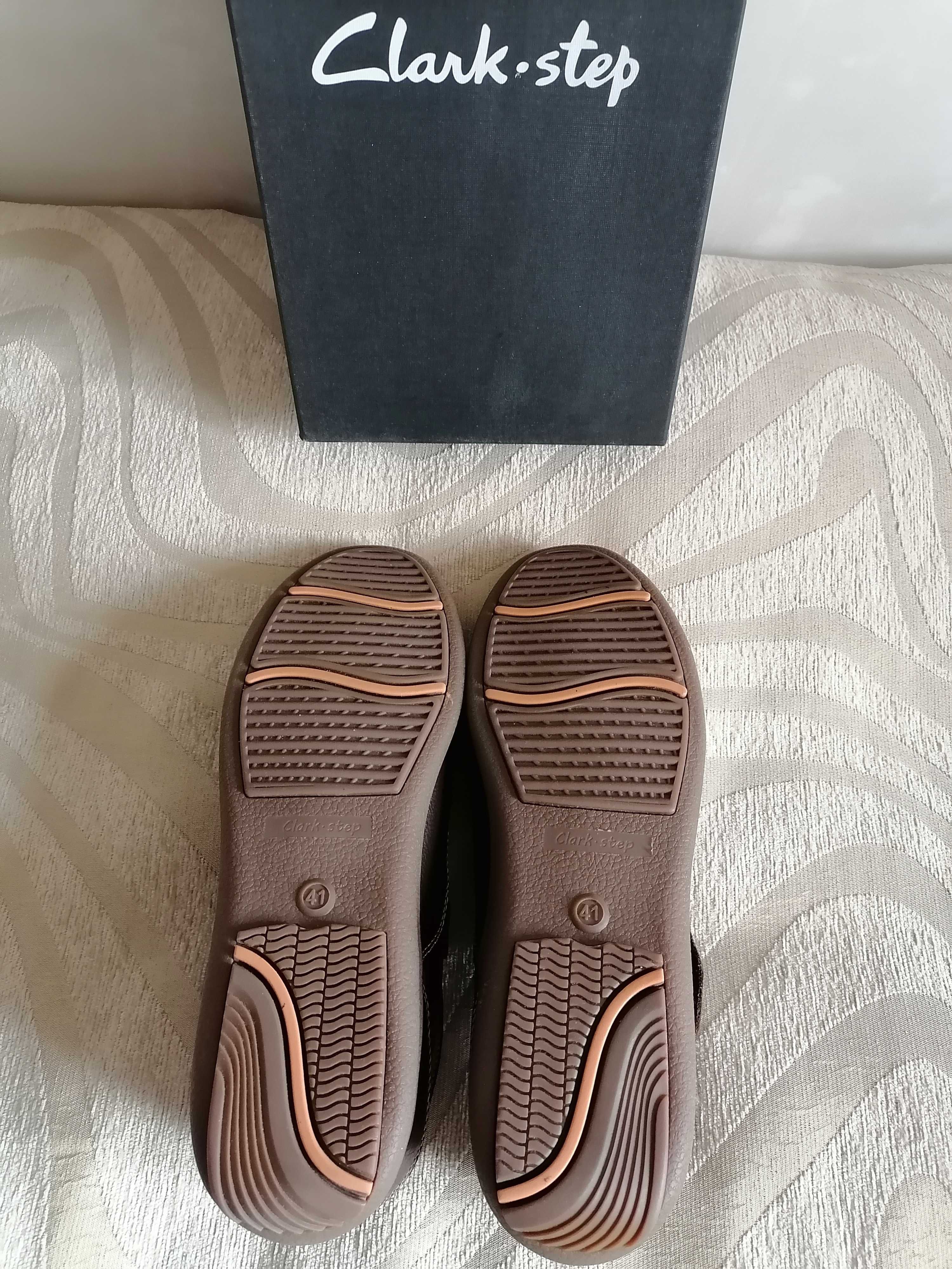 Clark step/разм-42-43/НОВАЯ ОБУВЬ сандали туфли мокасины кросы ботинки