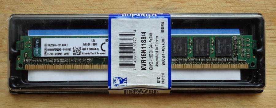 Оперативная память для ПК DDR3 1600 MHz 4 Gb