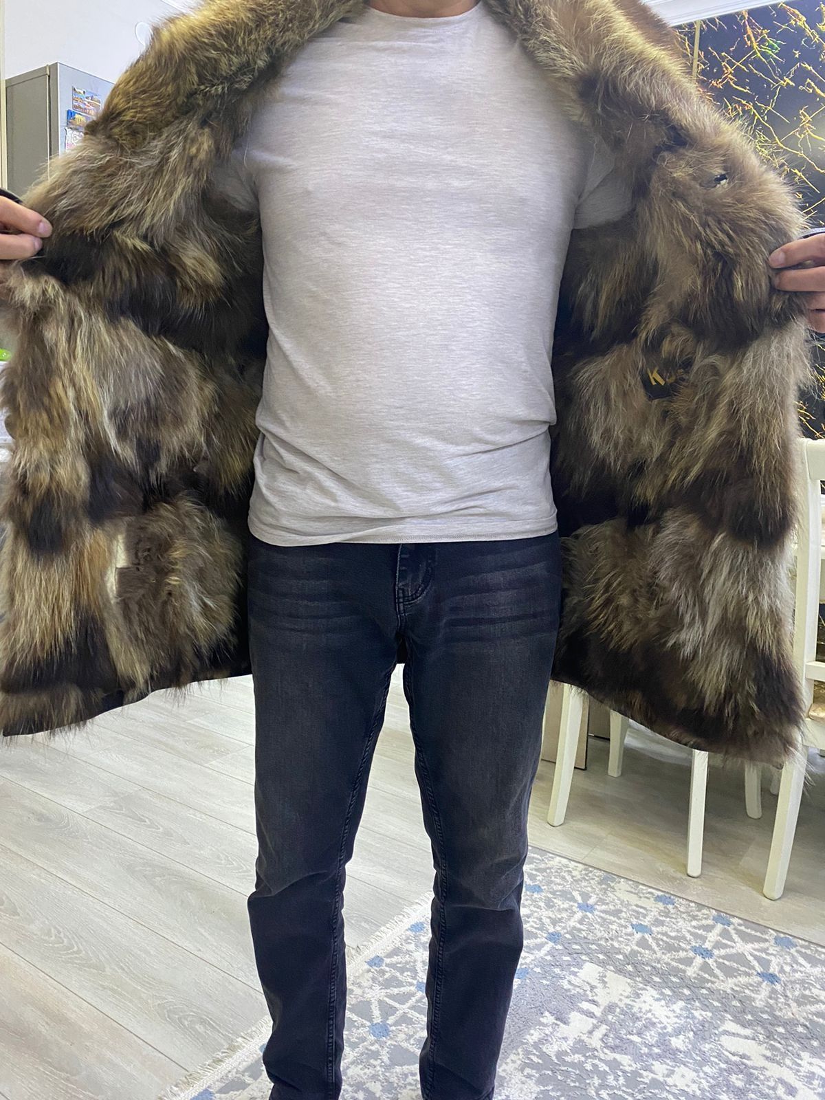 Продам дублёнку из натурального меха и кожи