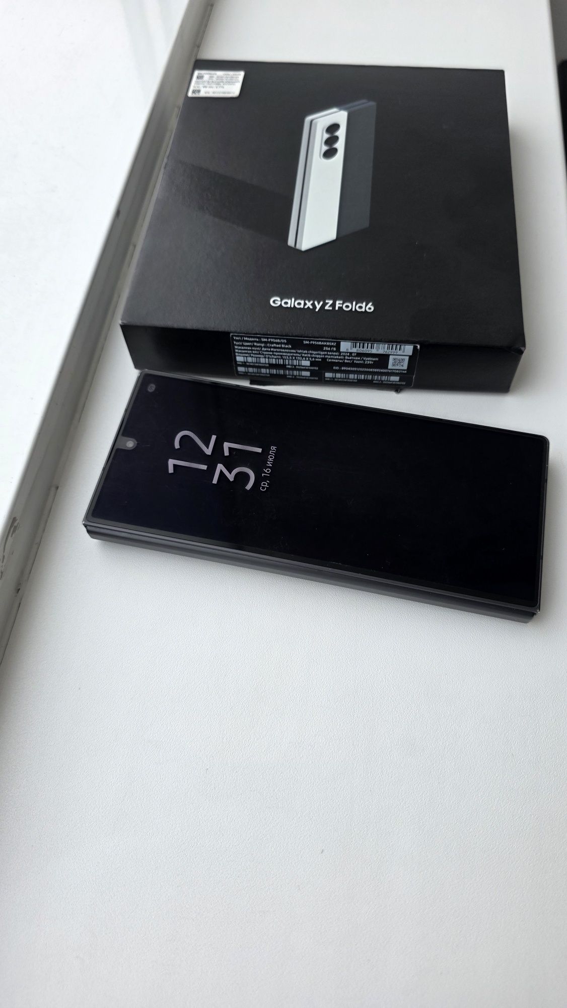 Samsung fold 6 Crafted black 256Gb