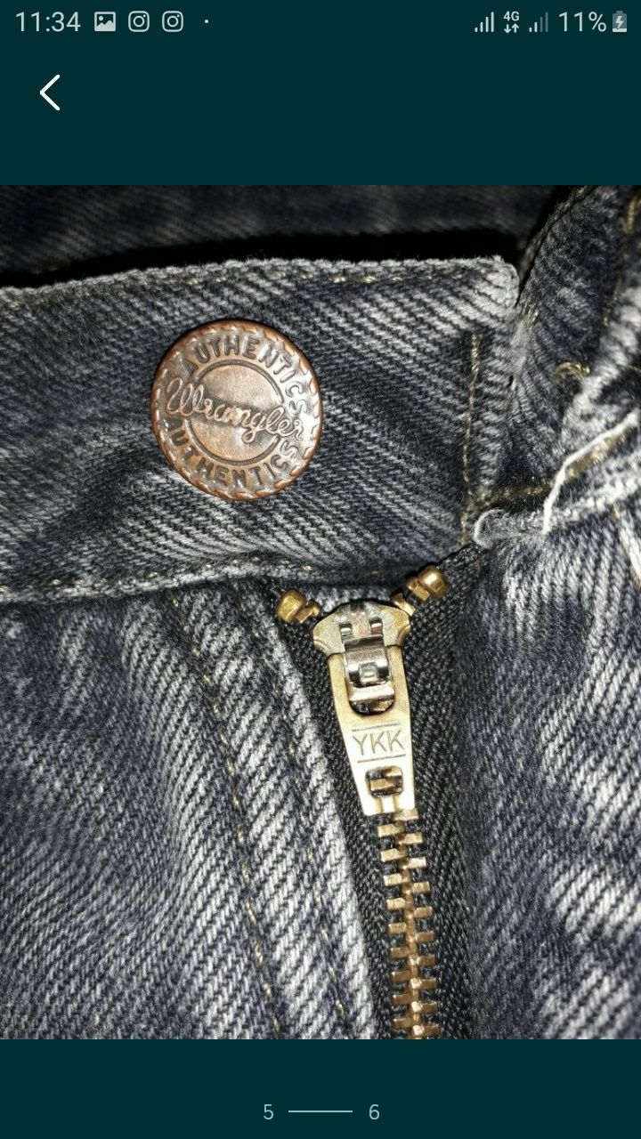 Мужские фирменные джинсы Wrangler размер 36