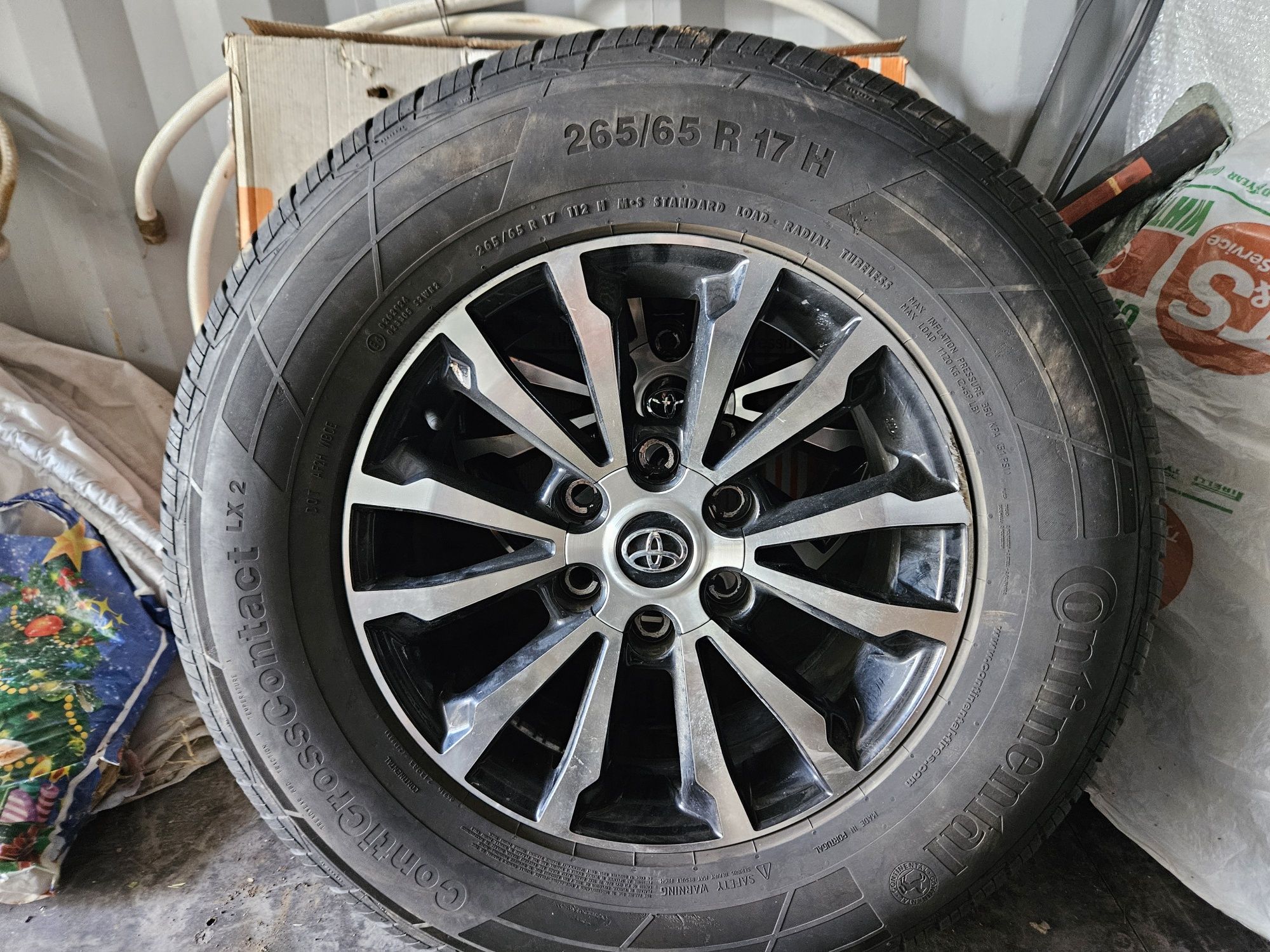 Комплек диски и шины прадо 150 R17/265/65