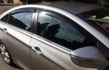 Дефлекторы окон Hyundai Sonata с 2009 по 2014